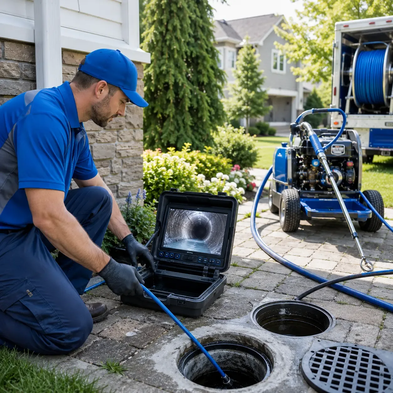 Outdoor drain cleaning professionals serving Powder Springs, GA
